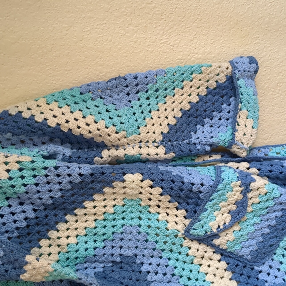 Chasing Unicorns Short Blue Cardigan One Size - Picture 6 of 17